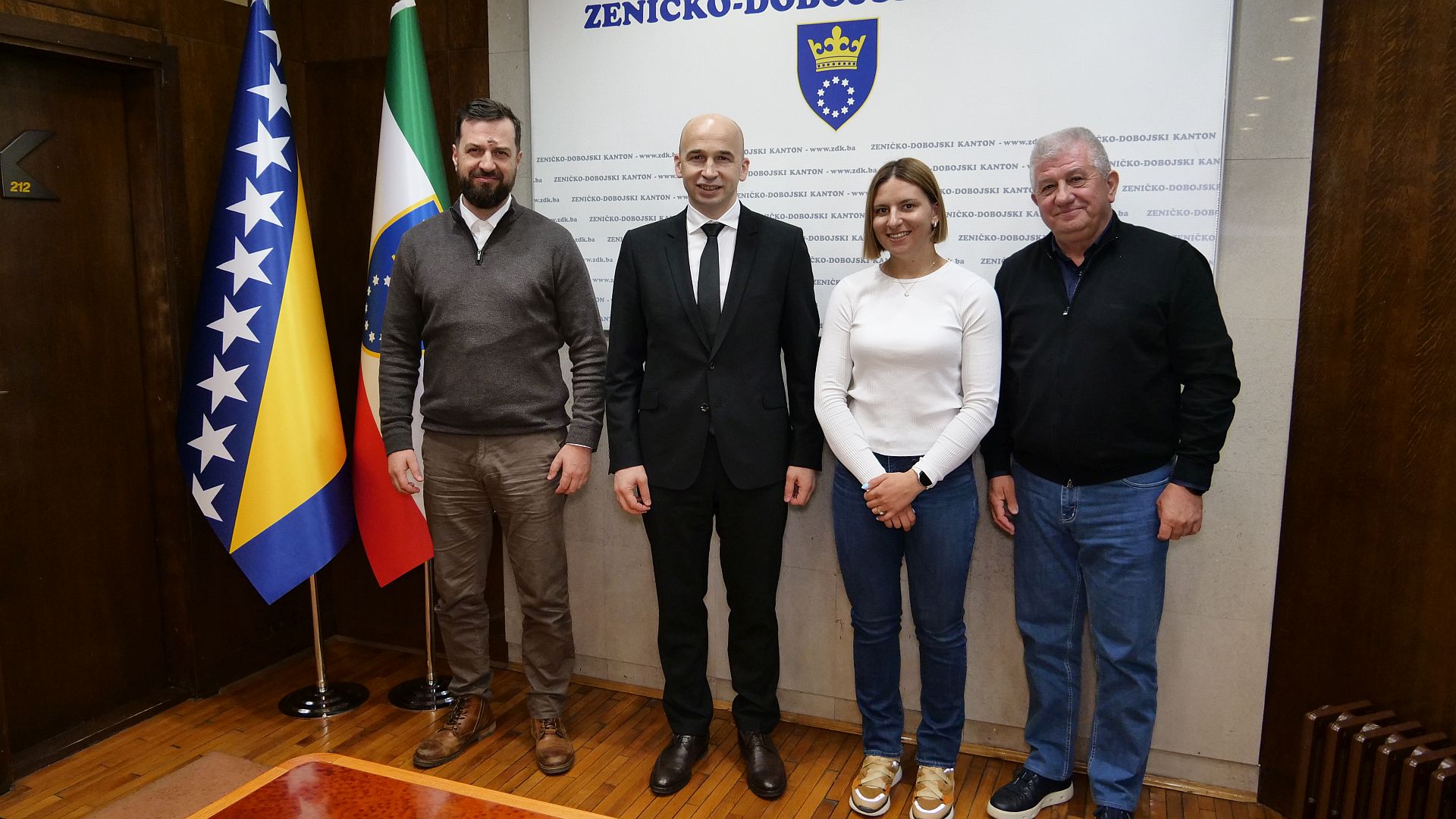Premijer Nezir Pivić ugostio najbolju bh. skijašicu Elvedinu Muzaferiju